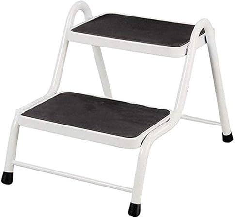 Bfqy Telescopic Ladder Step Stool Two Step Ladder Multi Function Shoe Stool Children S Home Step Ladder Metal Lightweight Black White Multi Function Ladder Amazon Co Uk Kitchen Home