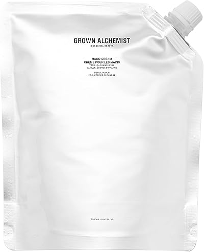 Grown Alchemist Hand Cream Refill Vanilla Orange Peel Natural Vegan 500ml
