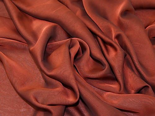 copper chiffon dress