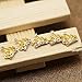 So Beauty 10pcs Alloy 3D Rhinestone Golden Crown Nail Art Tips Slice DIY Decoration