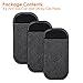 Qoosea Anti-Slip Car Dash Pad [3 Pack], Heat Resistant Non-Slip Slide Sticky Gel Pads Dashboard Radar Detector Grip Mount Holder Mat for Cell Phones Speakers Sunglasses Perfume