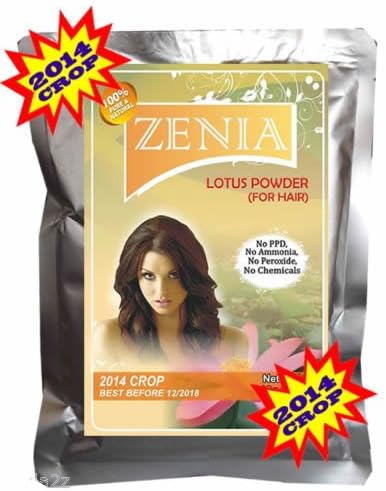 100g Zenia Lotus Powder Hair Care Conditioning Naturally