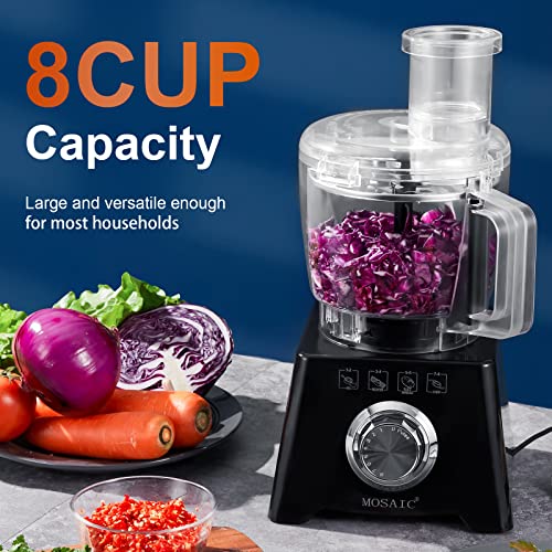 Electric Food Processor, MOSAIC 5 Function Electric Chopper for