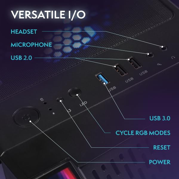 Vibox I-7 Gaming Pc • Amd Ryzen 3 3200G 4.0Ghz • Radeon Vega 8 • 16Gb Ram • 1Tb Ssd • Windows 11 • Wifi - View 6