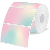 3x2 inch Pink Direct Thermal Labels for Shipping, Barcodes, Address, Waterproof Thermal Stickers Compatible with Rollo Label Printer & Zebra Desktop Printers- Gradient Color