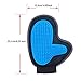 INTCROWN Pet Grooming Glove 2-in-1 Pet Hair Glove Magic Hair Remover for Dogs and Cats with Long and Short Fur