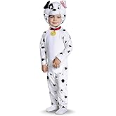 Dalmatian Costume for Toddlers, Officially Licensed 101 Dalmatians Costume Jumpsuit and Headpiece