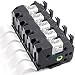 Greateam Compatible Label Tape Replacement for Brother TZe-251 TZ-251 24mm 1inch Laminated Black on White Tape use for Brother P-Touch Label Maker PTD600, PTE500, PTE550W, PTH500LI, PTP700, PTP750W