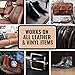Brown Leather Repair Kits for Couches, Leather Patch, Vinyl Repair Kit, Leather Repair Kit for Car Seats, Vinyl Upholstery, Air Mattress, Inflatables, Cat Scratch Tape Brown Tape for Furniture