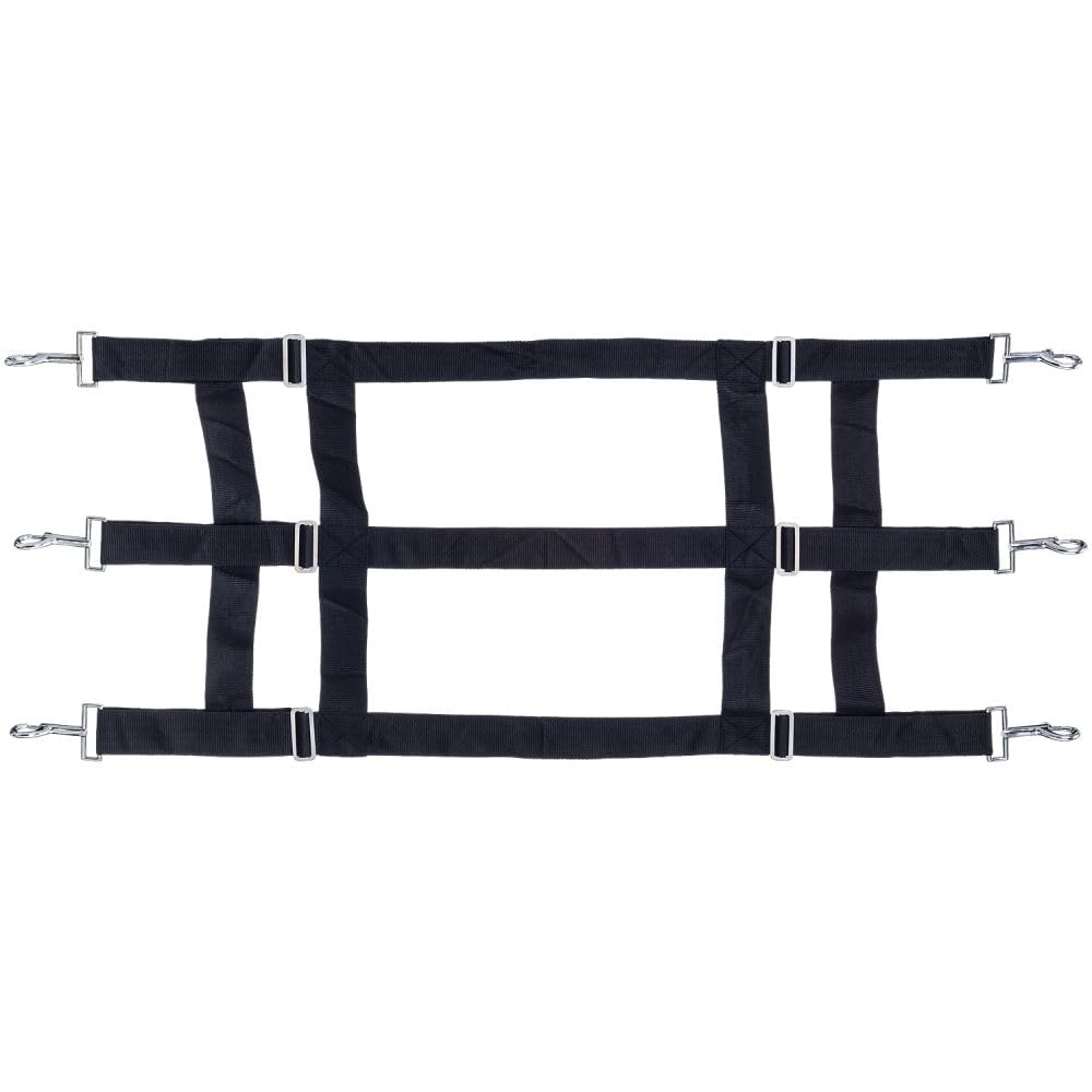 Tough 1 Nylon Stall Guard, Black, 36 to 48