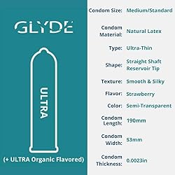 GLYDE Assorted Flavored Ultra Thin Condoms - 10