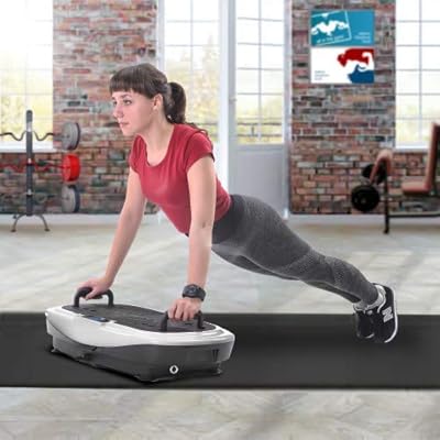YL-Life - Máquina de Plataforma vibratoria 4D, empuñaduras Push-up ...