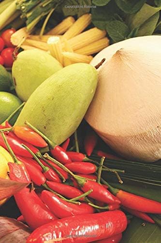 ASIAN VEGETABLES: Workbook Pad Exercise Notebook Study Notes Memo  planner Lemon Grass Australia  Banana Chili Pepper Coconut  Cultures Eggplant Fruit Galangal Garlic Thailand