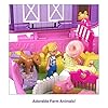 Polly-Pocket-ON-THE-FARM-Piggy-Compact Polly Pocket GTN16 On the Farm Piggy Compact, Farm Theme, 2 Animal Figures (1 Alpaca with Hair), Great Gift for Ages 4…