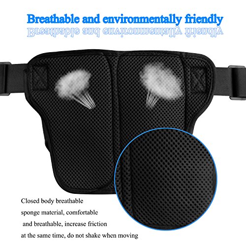 Elegant Choise Running Belt, Adjustable Waist Pack with Water Bottle Holder for Running Outdoor Climbing Hiking Sports(Without Water Bottle)