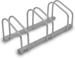 BITUXX® Fahrradständer Aufstellständer Radständer Fahrrad Bike Ständer Metall Platzsparend (Für 3 Fahrräder)