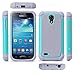 S4 Mini Case, LK [Drop Protection] Shock Absorption Hybrid Dual Layer Armor Defender Protective Case Cover for Samsung Galaxy S4 Mini (Mint)