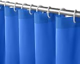 URAQT Shower Curtain Anti Mould Waterproof PEVA 180x180 Dark Blue 12 Hooks view 9