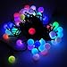 LED Color-Changing Linkable 16 Feet Christmas Light String with 50 RGB Globes, X070RGB
