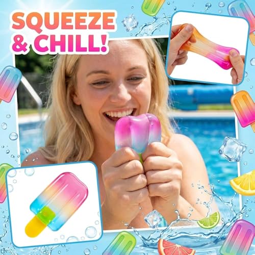 SLEEPHEAD® Glitter Dumpling Squishy Mystery Box， Butter Squishy , Ice Cream Squishy Toy， popsicle Squishy Set
