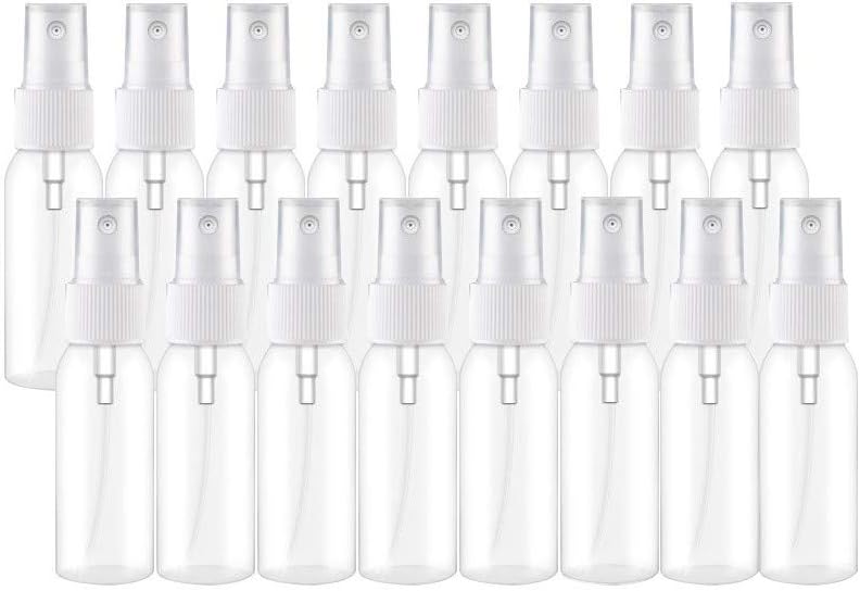 Samury Hand Sanitizer Bottles, 16Pcs 30ml Seasonings Spray, Essential Oils, Hair Gels, Perfumes, Air Fresheners, Cleaning Sprays