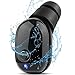 Bluetooth V4.2 Earbud Headphone Wireless Waterproof Sweatproof Noise Cancelling Sport Mini Comfortable Earphone with Mic Fit for iPhone and Android Devices Driving Running Cycling(Only One Earbud)