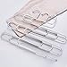 HOMEIDEAS Pants Hangers Space Saving S-Shape/Type Multi Layers Pants Hangers Stainless Steel Trousers Hangers for Pants Jeans Scarf(5 Layers,6Pcs)