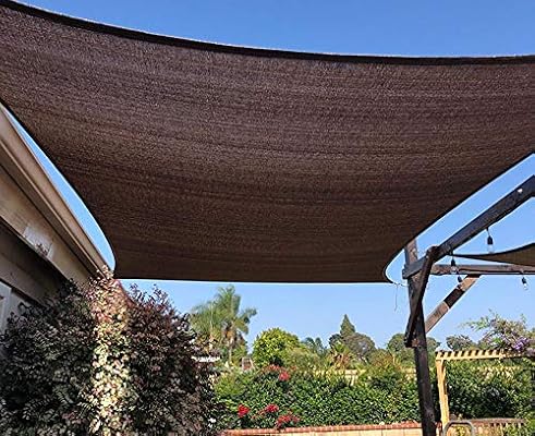 ZJDU Vela De La Sombra del Sol del Rectángulo,Toldos Resistentes A ...