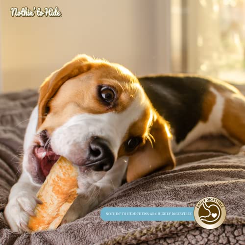 Fieldcrest Farms Nothin to Hide Flip Chips Chews for Dogs All Natural Rawhide Alternative