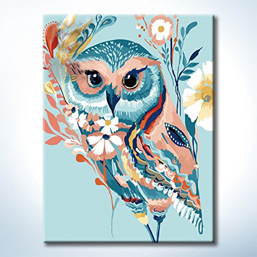 Paint By Number Kits of Owls • Paint By Number For Adults