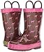 Western Chief Unisex-Child Kids Girls' Waterproof Easy-On Printed Rain Boot, 9 US Toddler