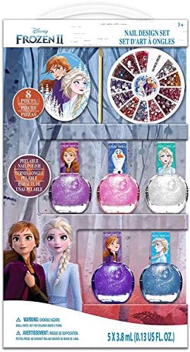 アナと雪の女王2 ネイルデザインセット はがせるマニキュア5本セット 箱入り キッズ用ネイル 正規認証品 新規格 アナ雪グッズ 子供用 正規ライセンス品 Frozen2