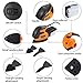 Anesty Mouse Detail Sander 13000 OPM Electric Sanding Machine with LED Light and Finger, Triangle Attachment for Wood Metal Plastic Paint Surface Wall