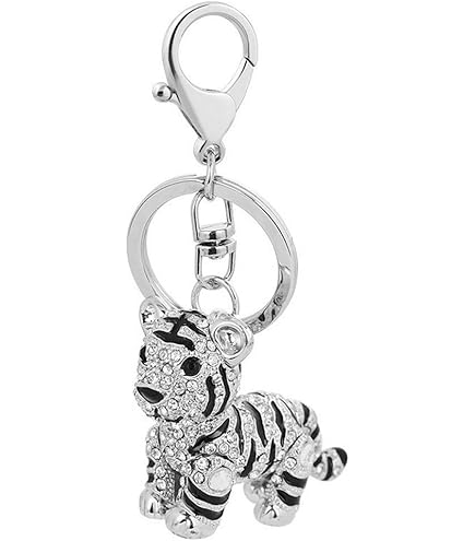 supreme tiger keychain silver タイガー Supreme Tiger Keychain (FW24) - $28