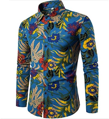 men's chinoiserie linen slim shirt