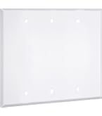 Oversized 2-Gang Blank Wall Plate – 5.5” X 5.5”, 430 Stainless Steel, Brushed Finish, Corrosion-Resistant, Made In USA, With Screws