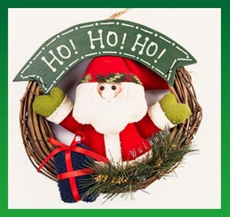 [ELEEJE] welcome! Christmas wreath to decorate a cute Santa's mascot, which greatly expanded the hands (Santa B)