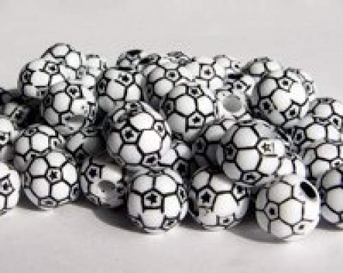 Soccer Ball Beads 60pc