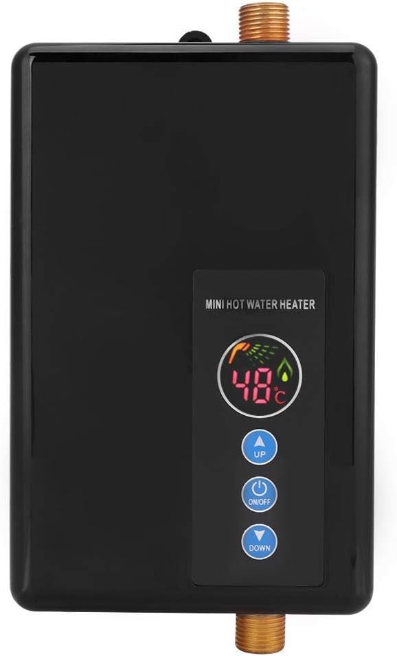 Mini Water Heater, 5500W Electric Instant Water Heater Fast Heating