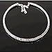 Fashion Jewelry 1 Row Rhinestone Spring Choker Costume Jewelry Necklace
