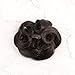 Bella Hair 100% Real Human Hair Scrunchie Messy Bun Hair Pieces for Women, Natural Looking Elastic Wavy Curly Up-Do Chignon Extensions (#1B Natural Black)