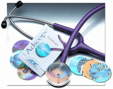 Adscope 655 Amplifying Stethoscope, Black by Adscope