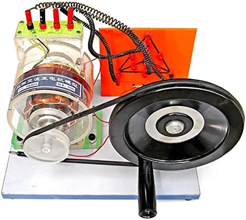Transparent Three-Phase AC Generator Model for School Teaching Demonstration,Physical Mechanical Engineering Teaching Instrument