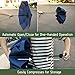 ELEMENTEX Auto Umbrella DuPont Teflon Travel Umbrella with Windproof Vent - Navy