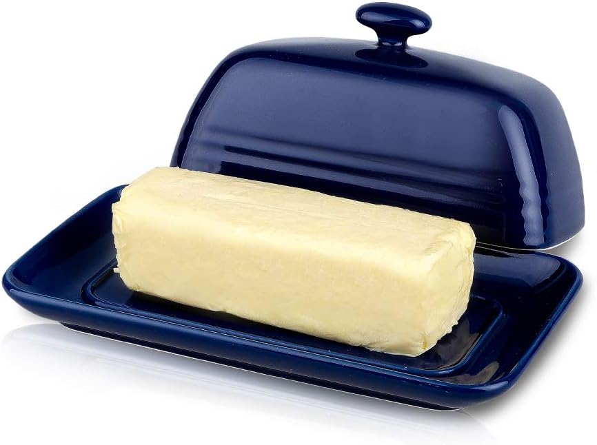 Joyroom Porcelain Butter Dish, Rectangular Butter