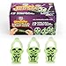 Stretchy Toy Skeleton Slingshots for Kids (12-Pack) Sticky Glow-in-The-Dark | Rubber Finger Fling Launchers | Halloween and Birthday Party Favors | Safe for Ages 3 and Up