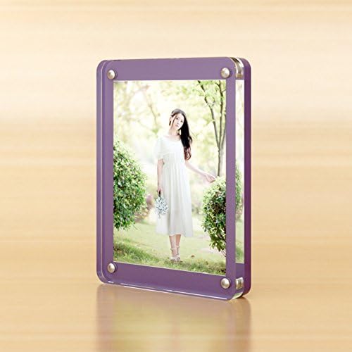 Acrylic photo frame/Table transparent photo frame-D 8.89x12.7cm(4x5inch)