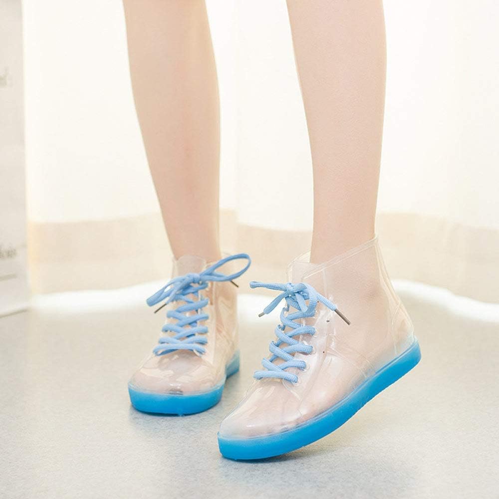transparent rubber boots