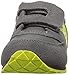 Saucony Jazz Hook & Loop Sneaker (Toddler/Little Kid), Grey/Citron, 9.5 M US Toddler