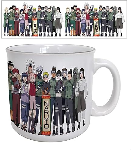 Naruto Shippuden Akatsuki Mug - Official Fan Choice Design, 320ml Ceramic Cup, Microwave & Dishwasher Safe